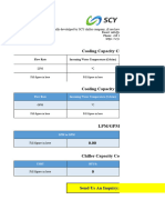 Chiller Cooling Capacity Calculator SCY Chiller v3.0