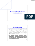 Therapeutic Drug Monitoring Selected Examples