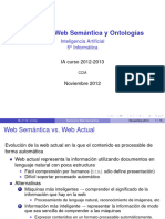 Seminario Web Semántica y Ontologías: Inteligencia Artificial 5 Informática