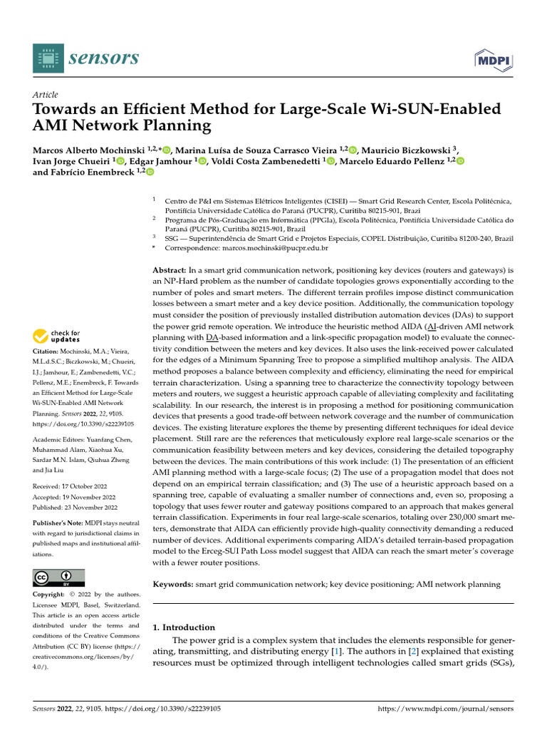 Sensors 22 09105 v3 download free pdf computer network smart grid