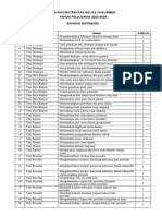 KISI-KISI KURMER Terbaru TAPEL 2023-2024