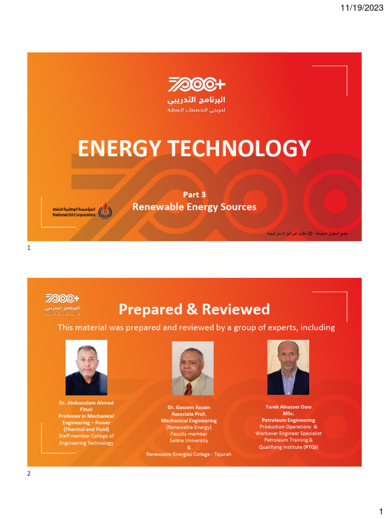 Overview of Renewable Energy Sources | PDF | Renewable Energy | Wind Power