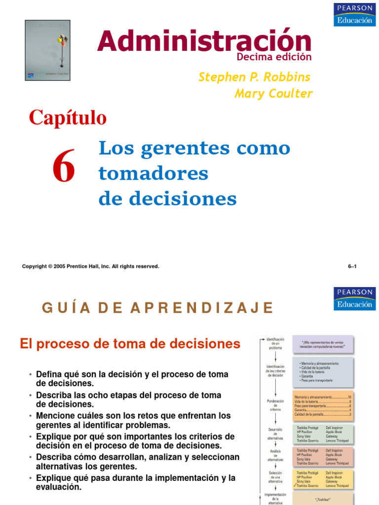 Los Gerentes Como Tomadores de Decisiones | PDF | Toma de decisiones ...