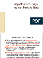 Materi Pertemuan I Konsep Dasar Akuntansi Biaya