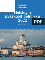 Helsingin Pysakointipolitiikka 2022
