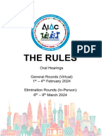 AIAC APAC Pre-Moot Rules 2023-2024