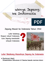 Awal Mula Kedatangan Jepang Di Indonesia