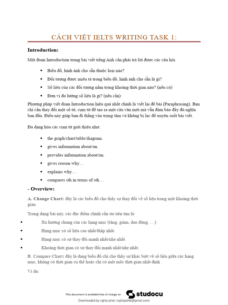 Cach viet ielts writing task 1 pdf