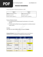 S4hana Interest+Calculations