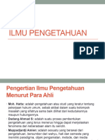 Tentang Ilmu Pengetahuan