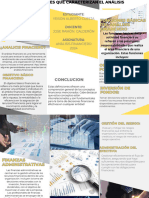 Folleto Brochure de Servicios Empresa Profesional Amarillo