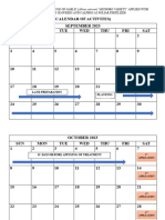 GARLIC (Calendar of Activities)