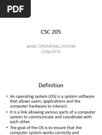 Basic Os Concepts