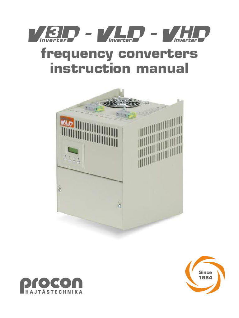 V3D Frequency Converters Instruction Manual | PDF | Electronic Circuits ...