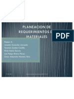 Planeacion de Requerimientos de Materiales