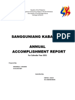 Accomplishment Report 2021