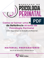 Apostila Preparatória - Workshop de Psicologia Perinatal (12wpp)