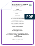 Consulta Grupal N°13 - Tema.-Características Generales de Los Parásitos. Dipteros, Pedicule, Tunga, Sifonápteros y Hemípteros, Productoras de Miasis.