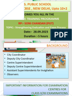 Soni Chandan CBP Programme