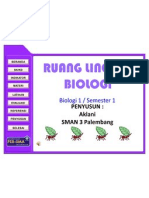 RUANG LINGKUP BIOLOGI