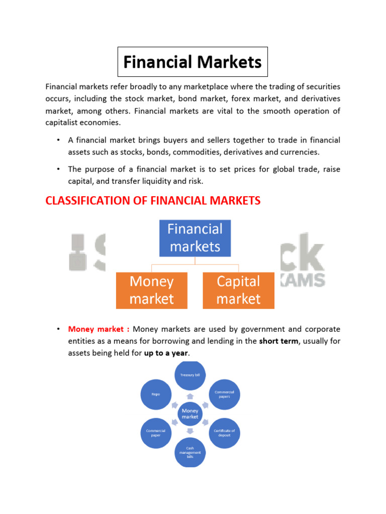 Overview of Financial Markets | PDF | Financial Markets | Stocks