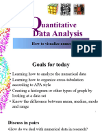 Quantatitive Data Analysis