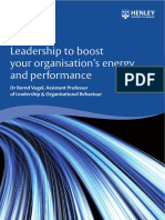 White Paper Leadership To Boost Your Organisations Energy and Performance