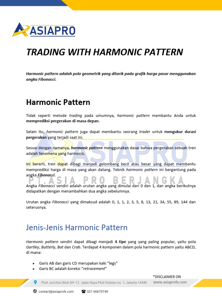 Ebook Trading With Harmonic Pattern | PDF