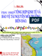 Bai 38 Phat Trien Tong Hop Kinh Te Va Bao Ve Tai Nguyen Moi Truong Bien Dao