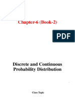 Chapter-6 - Book-2 (Discrete and Continuous Probability Distribution)