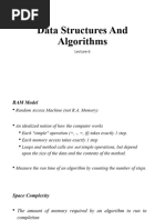 Lecture 6 Space and Time Complexity