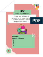 LKK Tema 3 ST 1 PB 1 Kelas 3