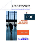 Employment Law For Human Resource Practice 4th Edition Walsh Test Bank Full Chapter PDF