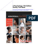 Abnormal Psychology 17th Edition Hooley Test Bank Full Chapter PDF