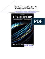 Leadership Theory and Practice 7th Edition Northouse Test Bank Full Chapter PDF