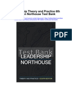 Leadership Theory and Practice 8th Edition Northouse Test Bank Full Chapter PDF