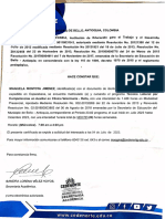 Certificado Norte 2023