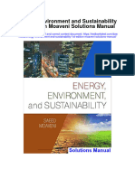 Energy Environment and Sustainability 1st Edition Moaveni Solutions Manual Full Chapter PDF