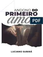 O ABANDONO DO PRIMEIRO AMOR Luciano Subirá