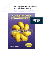 Algebra and Trigonometry 9th Edition Larson Solutions Manual Full Chapter PDF