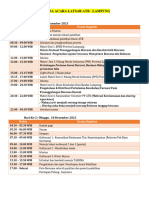 Agenda Acara Latsar ATB Lampung 9-10 Desember 2023