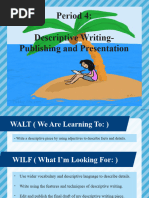 Day 3 - Descriptive Writing - Prewriting & Drafting