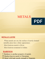 Metals Properties