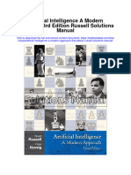 Artificial Intelligence A Modern Approach 3rd Edition Russell Solutions Manual Full Chapter PDF