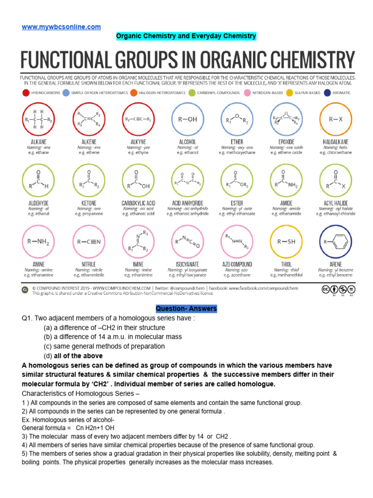 Understanding Functional Groups in Organic Chemistry | PDF | Alkene ...