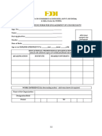 Consultants Application Form