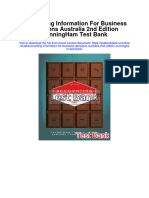 Accounting Information For Business Decisions Australia 2nd Edition Cunningham Test Bank Full Chapter PDF