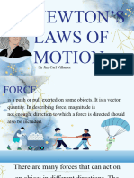 Newton'S Laws of Motion: Sir Jim Carl Villamor