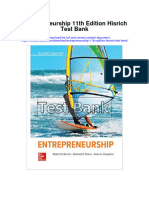 Entrepreneurship 11th Edition Hisrich Test Bank Full Chapter PDF
