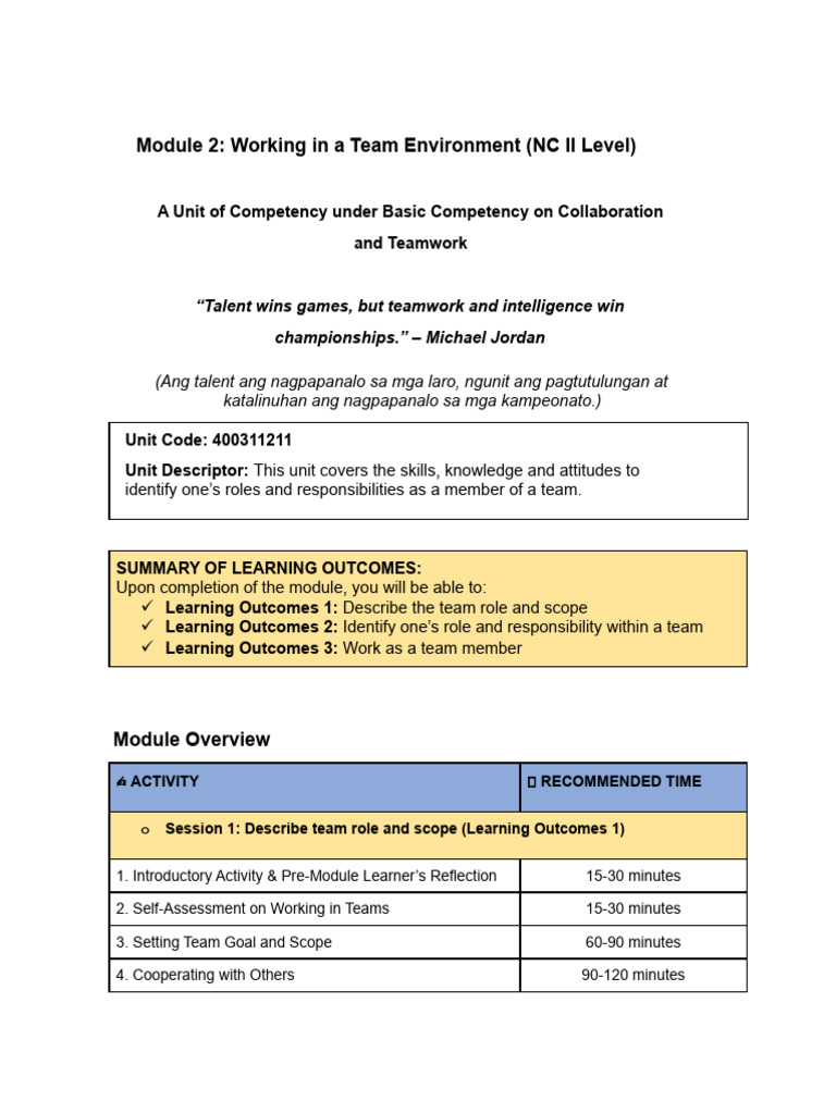 Educational Aims Examples
